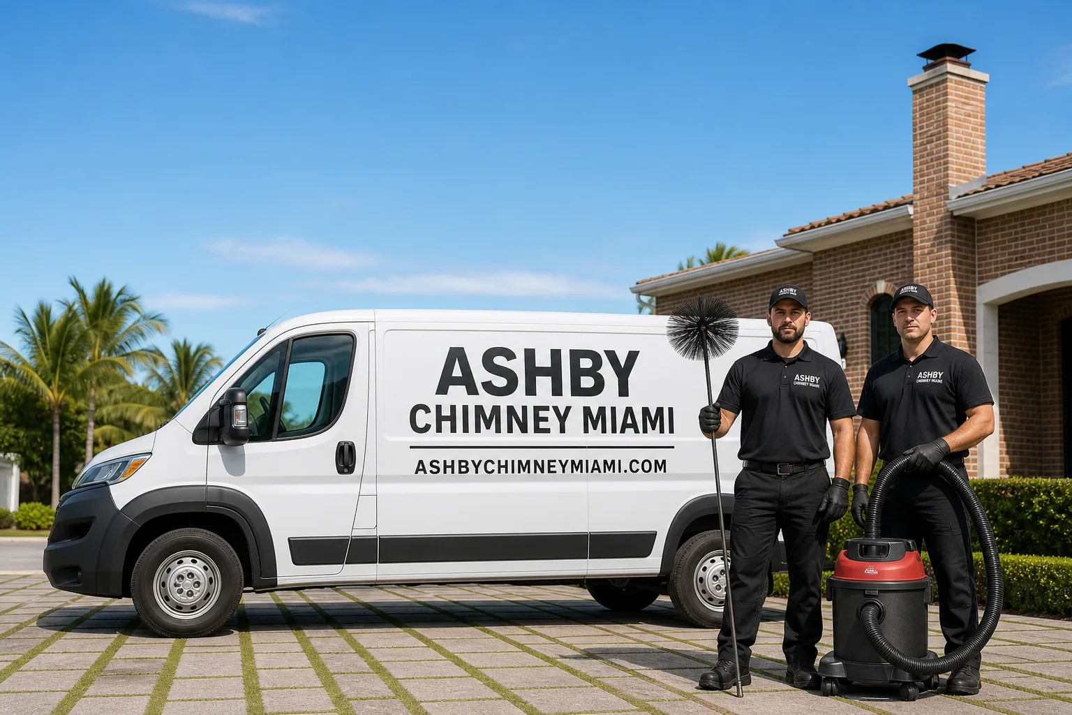 Ashby Chimney Miami chimney cleaning team